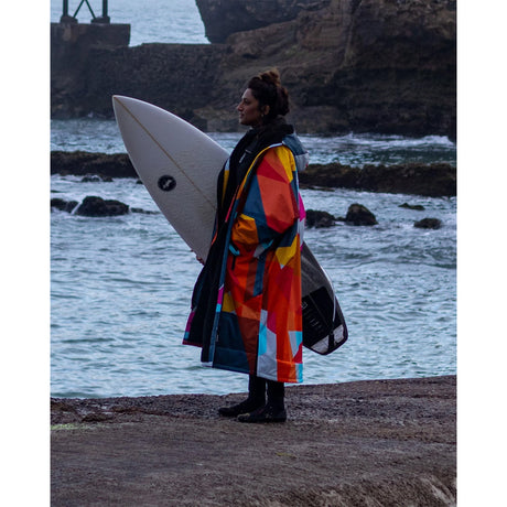 Dryrobe Advance Long Sleeve Changing Robe Black/Grey / X-Small-Black/Grey / Small-Black/Grey / Medium-Black/Grey / Large-Black/Camo Black / Small #- 53 Degrees North 