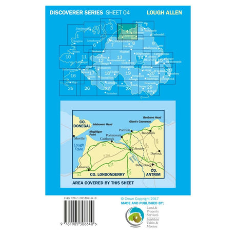 Ordnance Survey Discoverer Series 4 - Coleraine Default Title #- 53 Degrees North 