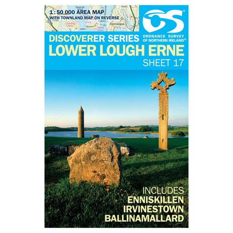 Ordnance Survey Discoverer Series 17 - Lower Lough Erne Default Title #- 53 Degrees North 