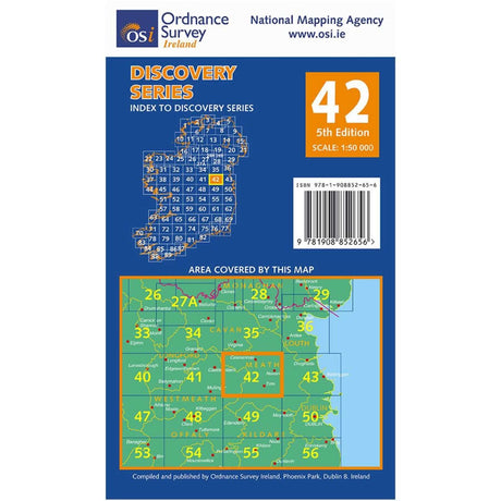 Ordnance Survey Discovery Series 42 - Meath, Westmeath Default Title #- 53 Degrees North 