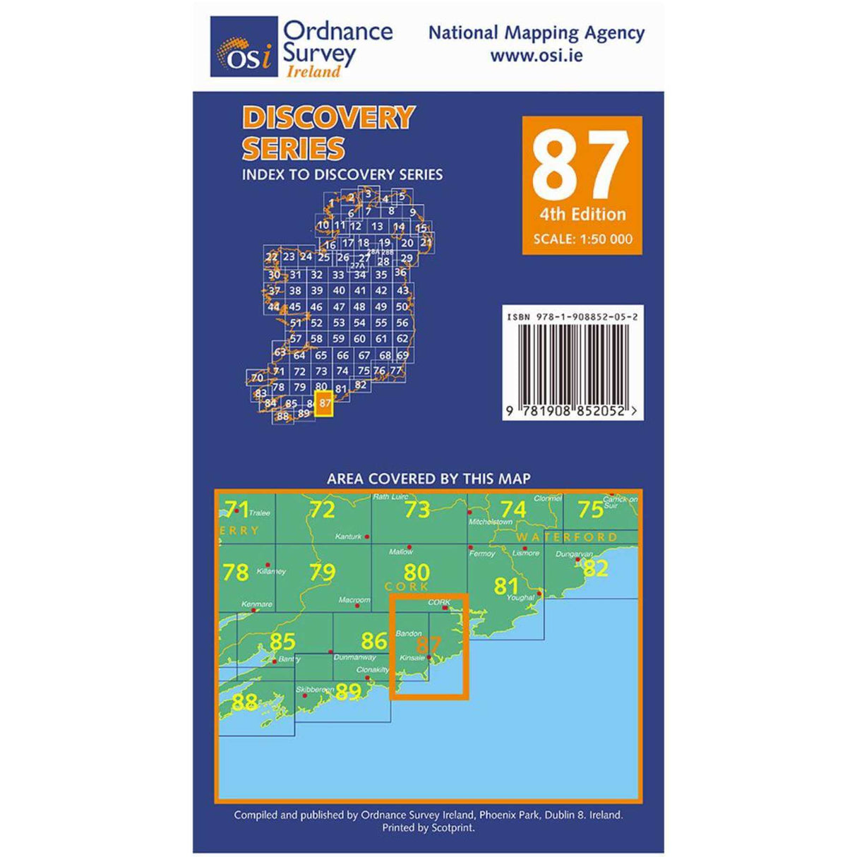Ordnance Survey Discovery Series 87 - Cork Default Title #- 53 Degrees North 