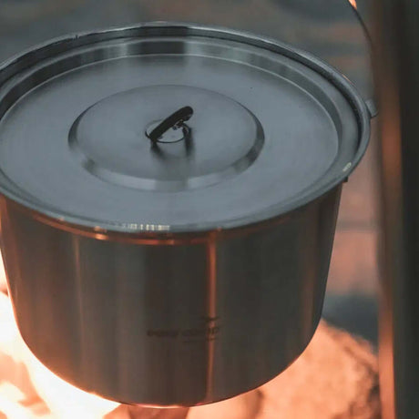 Easy Camp Campfire Pot 4L Silver #- 53 Degrees North 