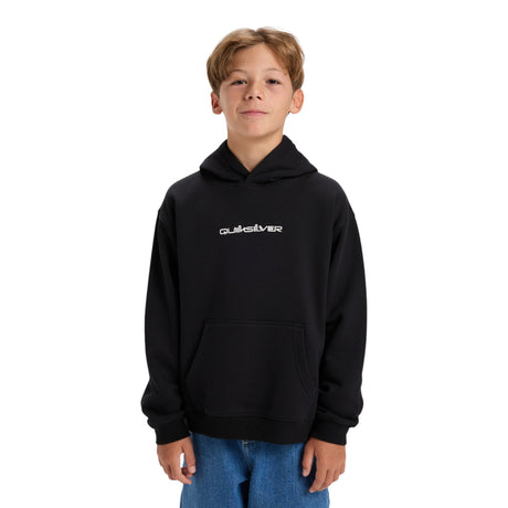Quiksilver Boys' Salt Water Graphic Hoodie True Black / Age 7-8-True Black / Age 9-10-True Black / Age 11-12-True Black / Age 13-14-True Black / Age 15-16 #- 53 Degrees North 