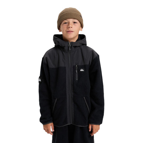 Quiksilver Boys' Back To S School Hood True Black / Age 7-8-True Black / Age 9-10-True Black / Age 11-12-True Black / Age 13-14-True Black / Age 15-16 #- 53 Degrees North 