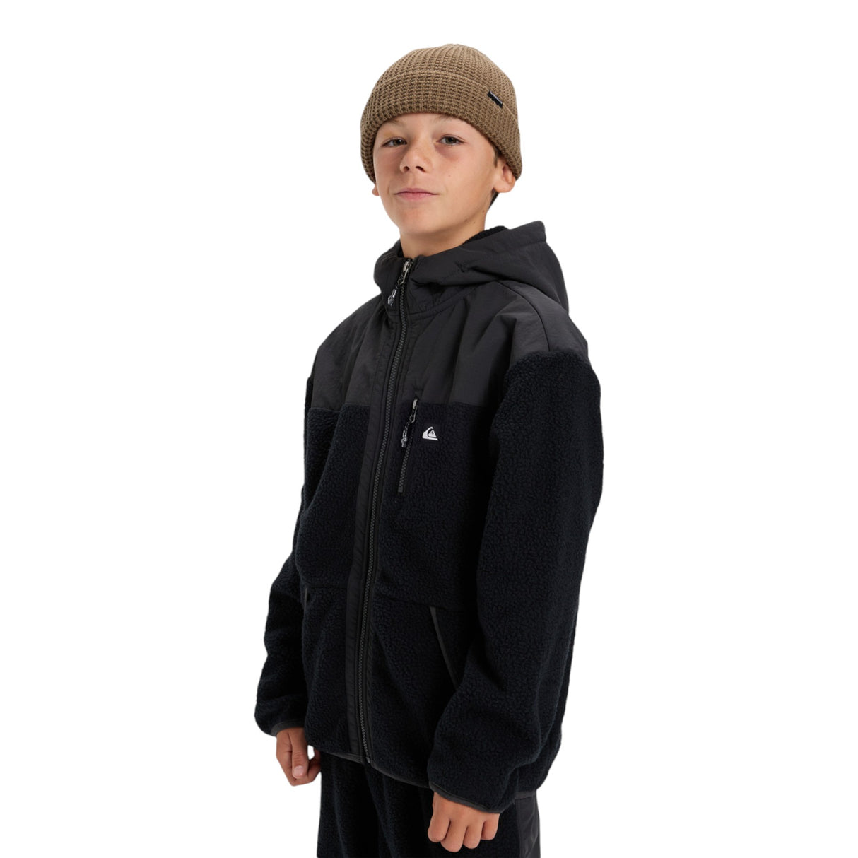 Quiksilver Boys' Back To S School Hood True Black / Age 7-8-True Black / Age 9-10-True Black / Age 11-12-True Black / Age 13-14-True Black / Age 15-16 #- 53 Degrees North 