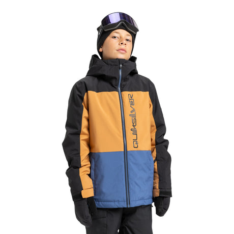 Quiksilver Boys' Side Hit Block Ski Jacket True Navy / Age 7-8-True Navy / Age 9-10-True Navy / Age 11-12-True Navy / Age 13-14-True Navy / Age 15-16 #- 53 Degrees North 