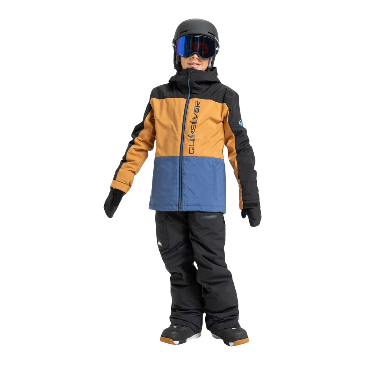 Quiksilver Boys' Side Hit Block Ski Jacket True Navy / Age 7-8-True Navy / Age 9-10-True Navy / Age 11-12-True Navy / Age 13-14-True Navy / Age 15-16 #- 53 Degrees North 
