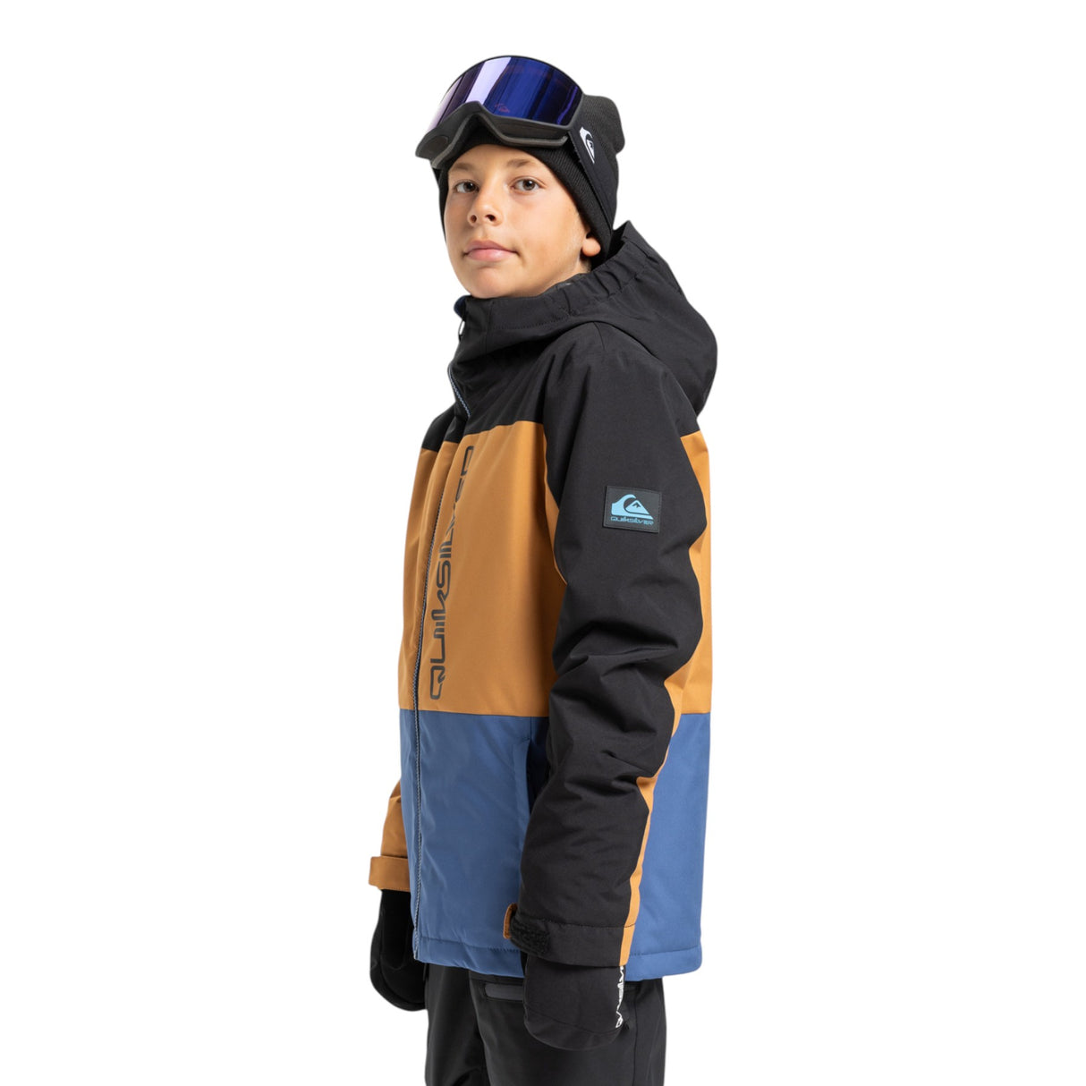 Quiksilver Boys' Side Hit Block Ski Jacket True Navy / Age 7-8-True Navy / Age 9-10-True Navy / Age 11-12-True Navy / Age 13-14-True Navy / Age 15-16 #- 53 Degrees North 