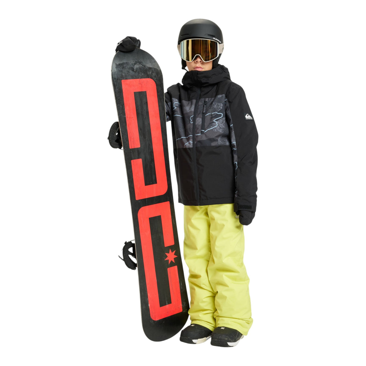Quiksilver Boys' Side Hit Printed Ski Jacket Camostrokes True Black / Age 7-8-Camostrokes True Black / Age 9-10-Camostrokes True Black / Age 11-12-Camostrokes True Black / Age 13-14-Camostrokes True Black / Age 15-16 #- 53 Degrees North 