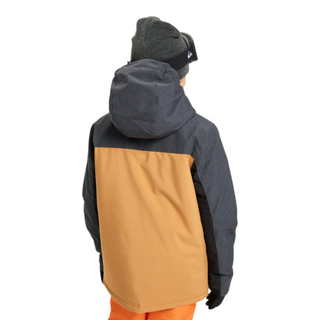 Quiksilver Boys' Dawson Ski Jacket True Black / Age 7-8-True Black / Age 9-10-True Black / Age 11-12-True Black / Age 13-14-True Black / Age 15-16 #- 53 Degrees North 