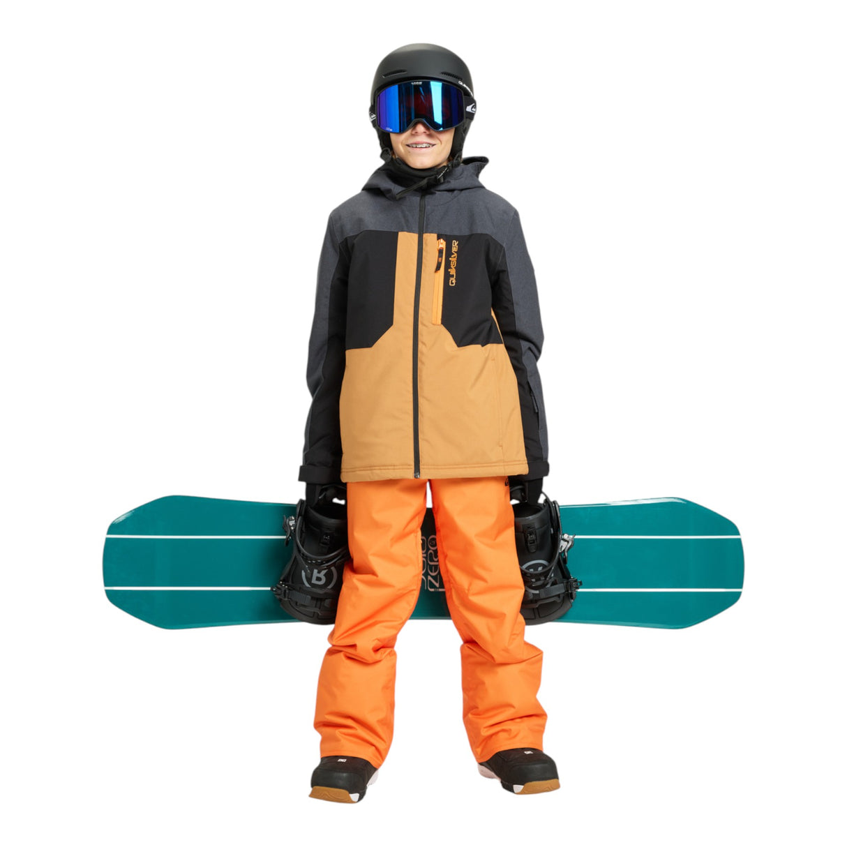 Quiksilver Boys' Dawson Ski Jacket True Black / Age 7-8-True Black / Age 9-10-True Black / Age 11-12-True Black / Age 13-14-True Black / Age 15-16 #- 53 Degrees North 
