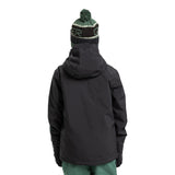 Quiksilver Boys' Mission Ski Jacket True Black / Age 7-8-True Black / Age 9-10-True Black / Age 11-12-True Black / Age 13-14-True Black / Age 15-16 #- 53 Degrees North 