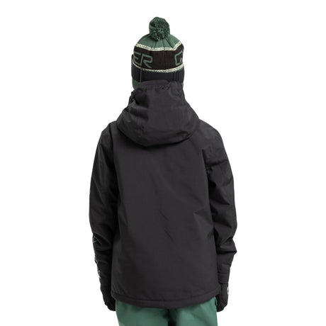 Quiksilver Boys' Mission Ski Jacket True Black / Age 7-8-True Black / Age 9-10-True Black / Age 11-12-True Black / Age 13-14-True Black / Age 15-16 #- 53 Degrees North 