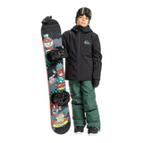 Quiksilver Boys' Mission Ski Jacket True Black / Age 7-8-True Black / Age 9-10-True Black / Age 11-12-True Black / Age 13-14-True Black / Age 15-16 #- 53 Degrees North 