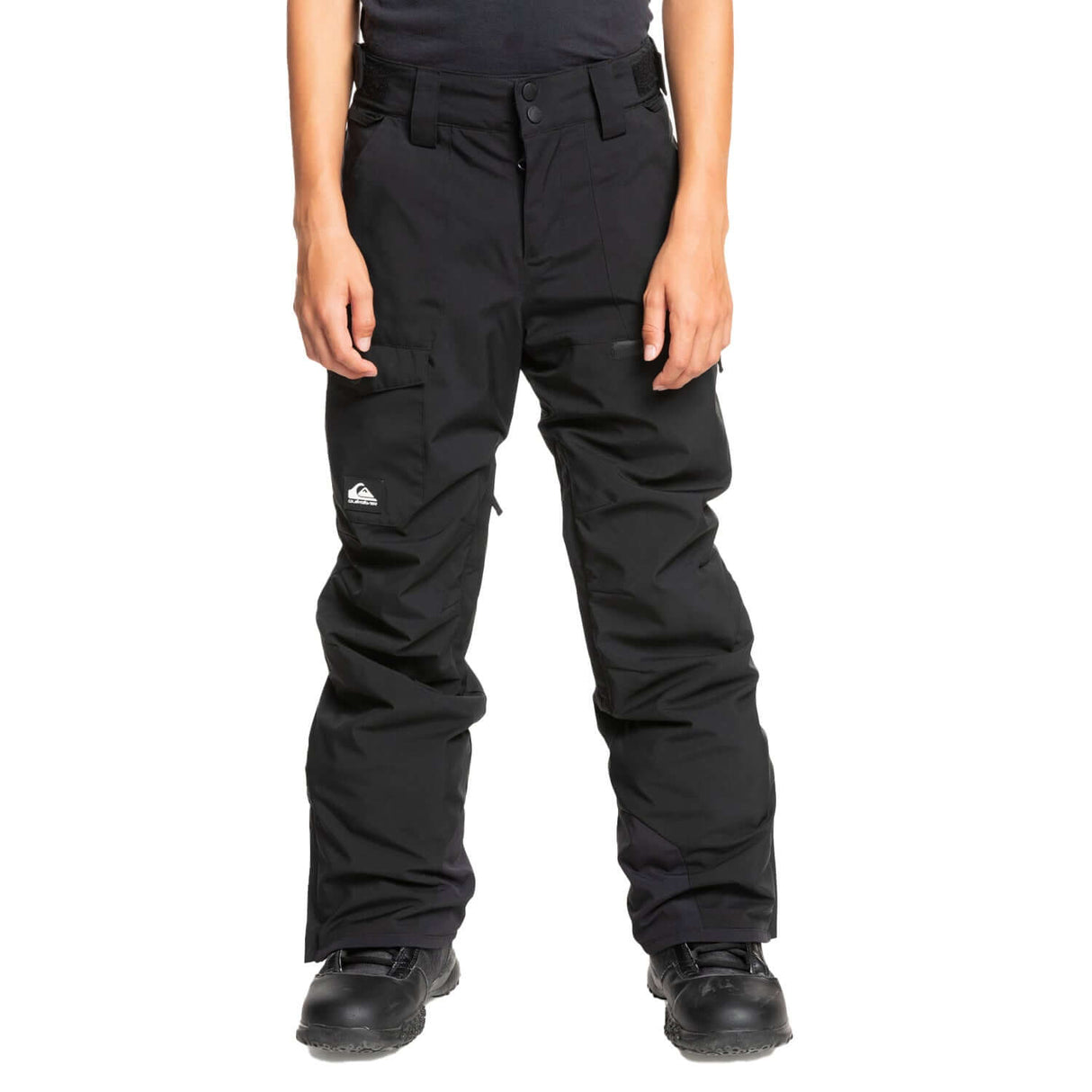 Quiksilver Boys' Utility Ski Trousers True Black / Age 7-8-True Black / Age 9-10-True Black / Age 11-12-True Black / Age 13-14-True Black / Age 15-16 #- 53 Degrees North 