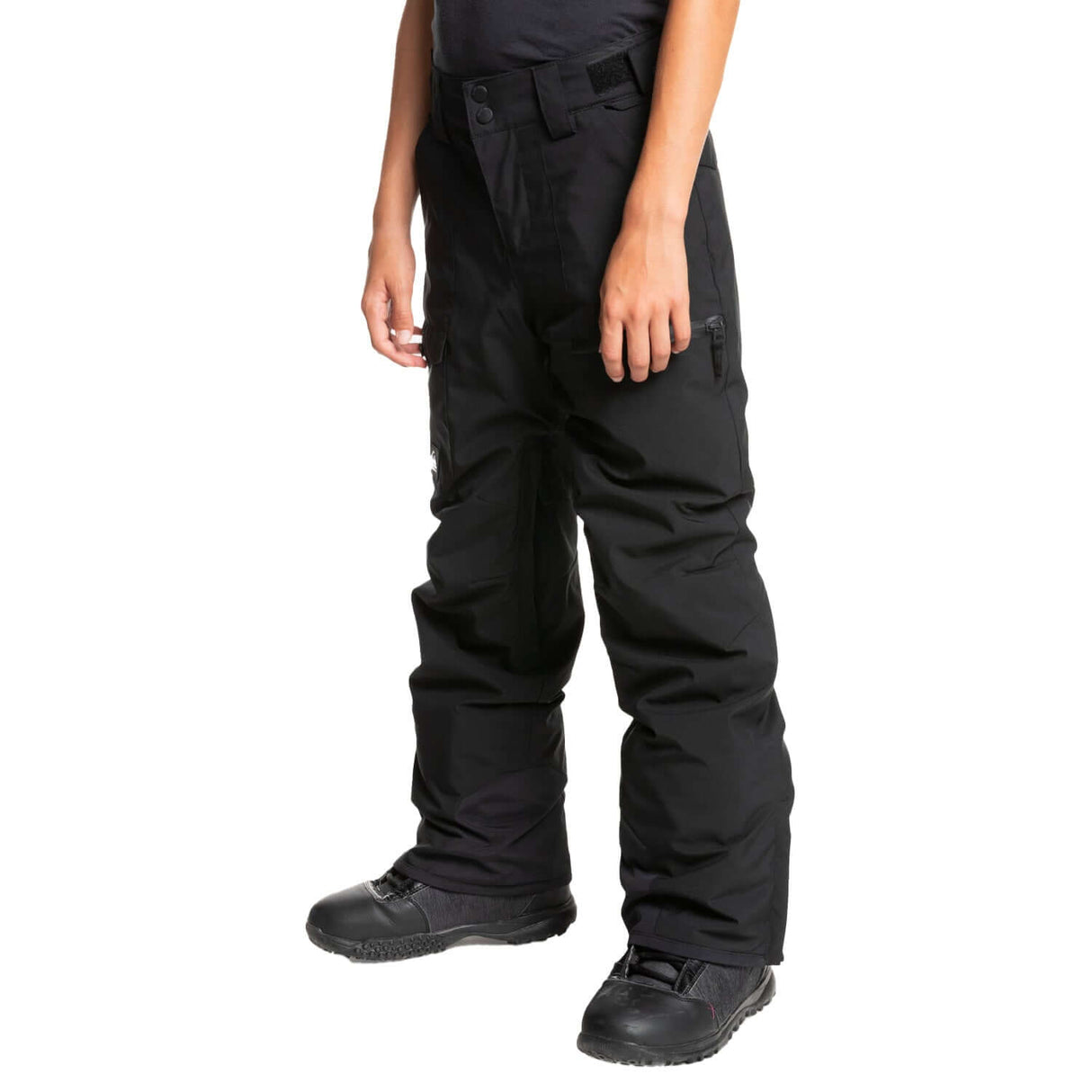 Quiksilver Boys' Utility Ski Trousers True Black / Age 7-8-True Black / Age 9-10-True Black / Age 11-12-True Black / Age 13-14-True Black / Age 15-16 #- 53 Degrees North 