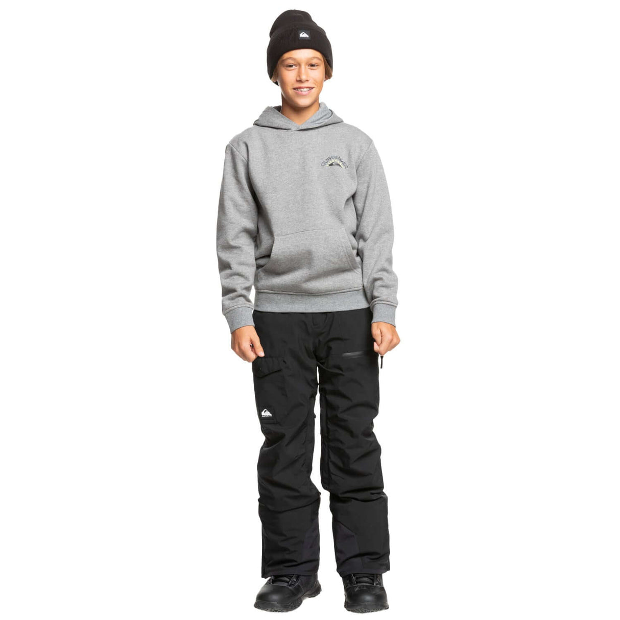 Quiksilver Boys' Utility Ski Trousers True Black / Age 7-8-True Black / Age 9-10-True Black / Age 11-12-True Black / Age 13-14-True Black / Age 15-16 #- 53 Degrees North 