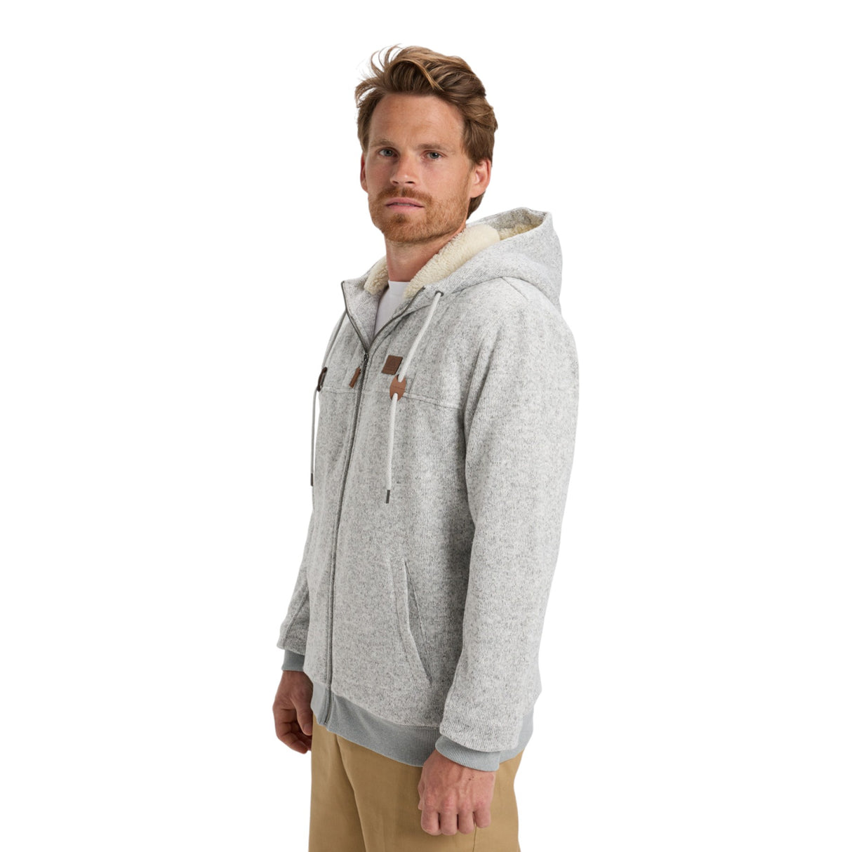 Quiksilver Men's Cypress Keller Hoodie Light Grey Heather / Small-Light Grey Heather / Medium-Light Grey Heather / Large-Light Grey Heather / X-Large #- 53 Degrees North 