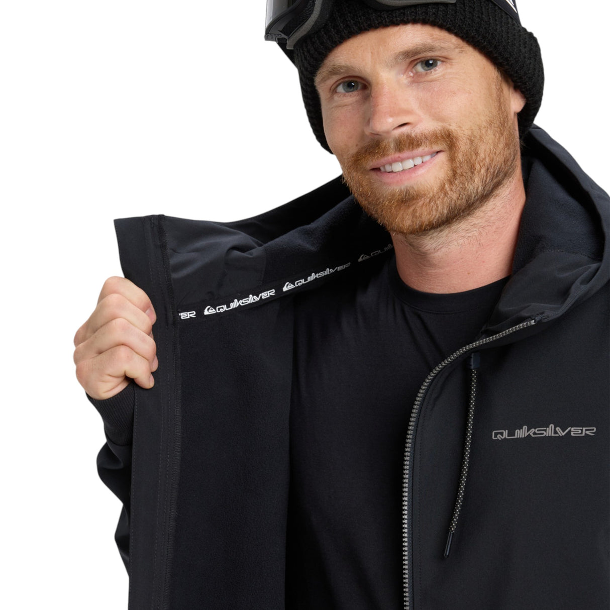 Quiksilver Men's Live For The Dream Softshell Jacket True Black / Small-True Black / Medium-True Black / Large-True Black / X-Large #- 53 Degrees North 