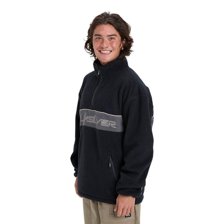 Quiksilver Men's Omni Sherpa Fleece True Black / Small-True Black / Medium-True Black / Large-True Black / X-Large #- 53 Degrees North 