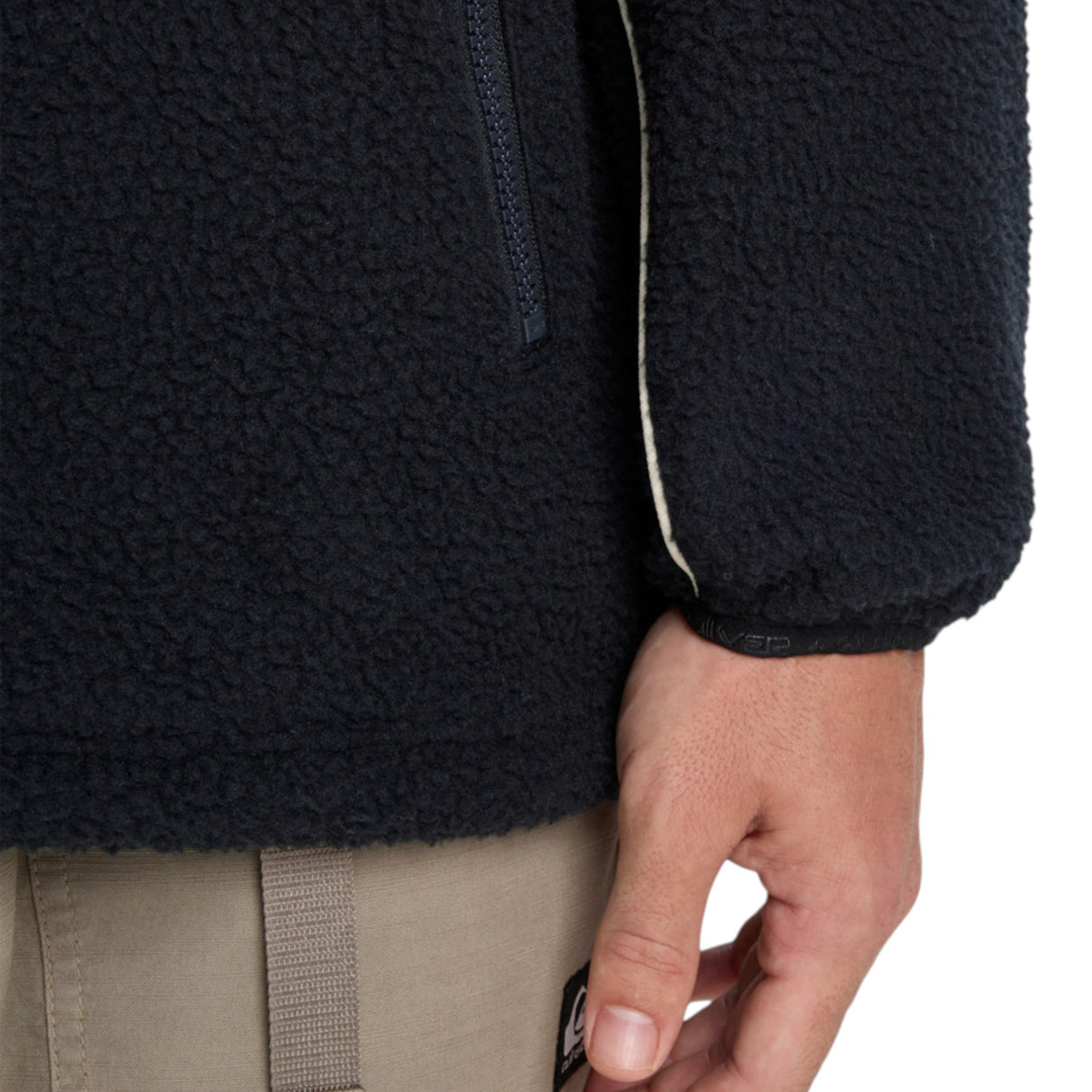 Quiksilver Men's Omni Sherpa Fleece True Black / Small-True Black / Medium-True Black / Large-True Black / X-Large #- 53 Degrees North 