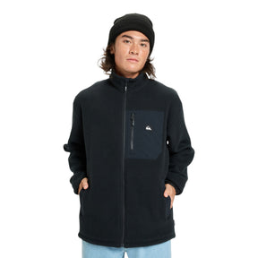 Quiksilver Men's Clean Coast Full Zip Fleece True Black / Small-True Black / Medium-True Black / Large-True Black / X-Large #- 53 Degrees North 