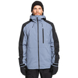 Quiksilver Men's Mission Block Ski Jacket Flint Stone / Small-Flint Stone / Medium-Flint Stone / Large-Flint Stone / X-Large #- 53 Degrees North 