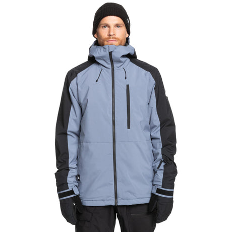 Quiksilver Men's Mission Block Ski Jacket Flint Stone / Small-Flint Stone / Medium-Flint Stone / Large-Flint Stone / X-Large #- 53 Degrees North 