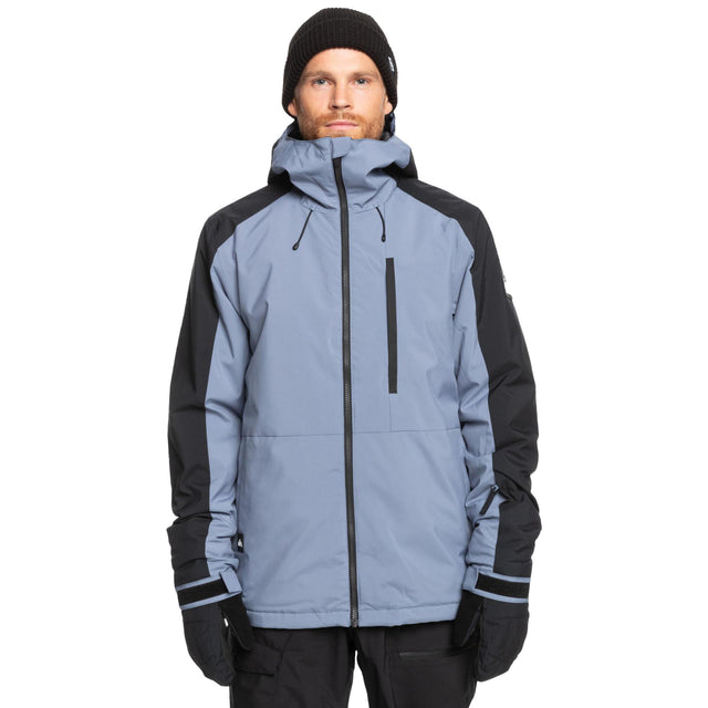 Quiksilver Men's Mission Block Ski Jacket Flint Stone / Small-Flint Stone / Medium-Flint Stone / Large-Flint Stone / X-Large #- 53 Degrees North 