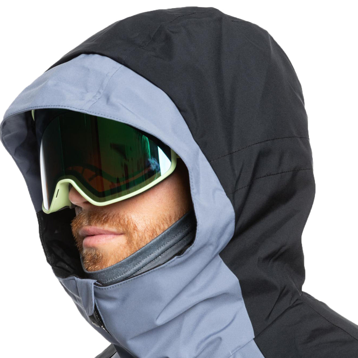 Quiksilver Men's Mission Block Ski Jacket Flint Stone / Small-Flint Stone / Medium-Flint Stone / Large-Flint Stone / X-Large #- 53 Degrees North 