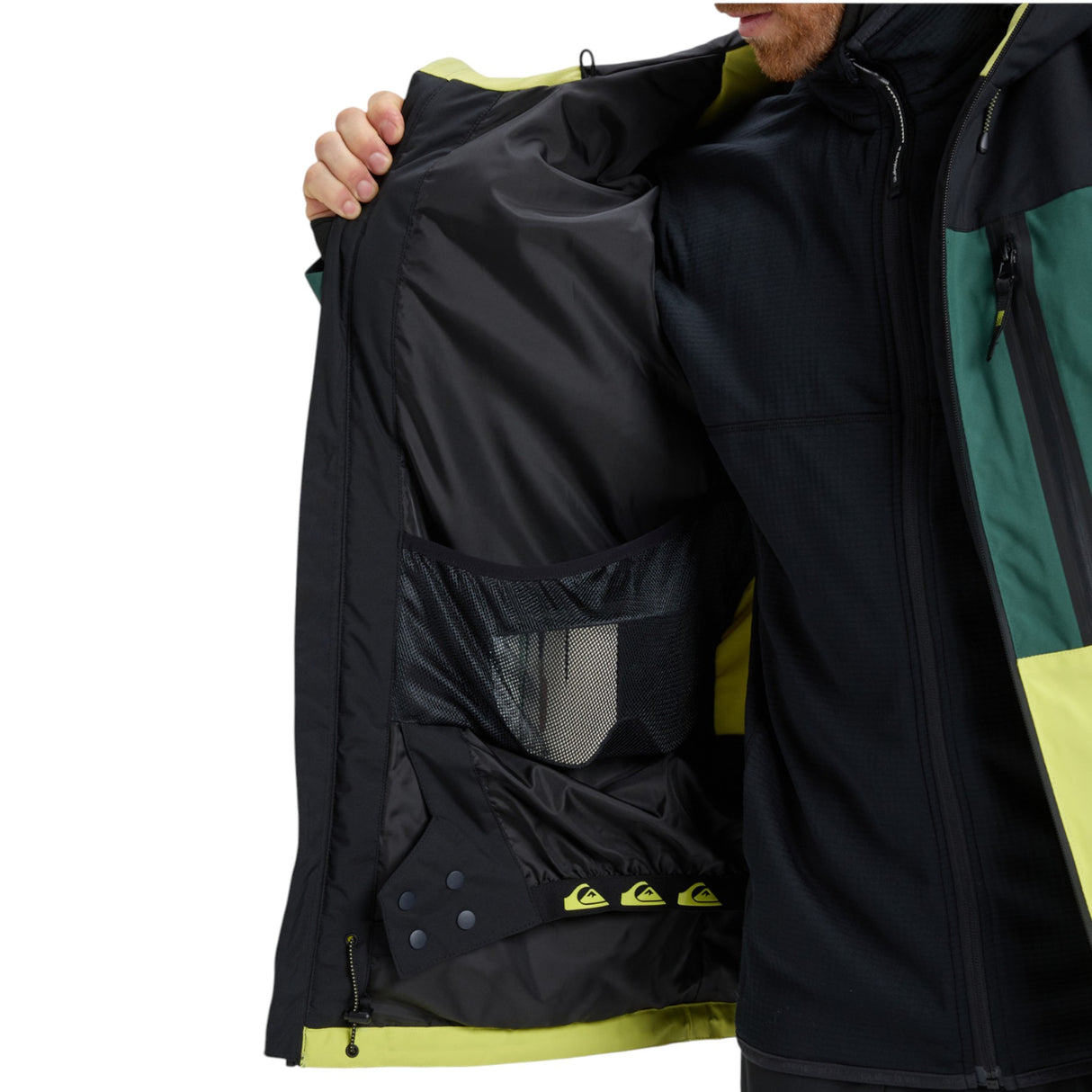 Quiksilver Men's Sycamore Block Jacket True Black / Small-True Black / Medium-True Black / Large-True Black / X-Large #- 53 Degrees North 