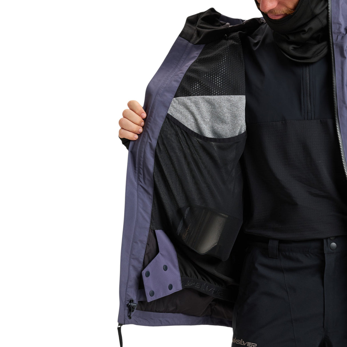 Quiksilver Men's Forever Stretch GORE-TEX Jacket Graystone / Small-Graystone / Medium-Graystone / Large-Graystone / X-Large #- 53 Degrees North 