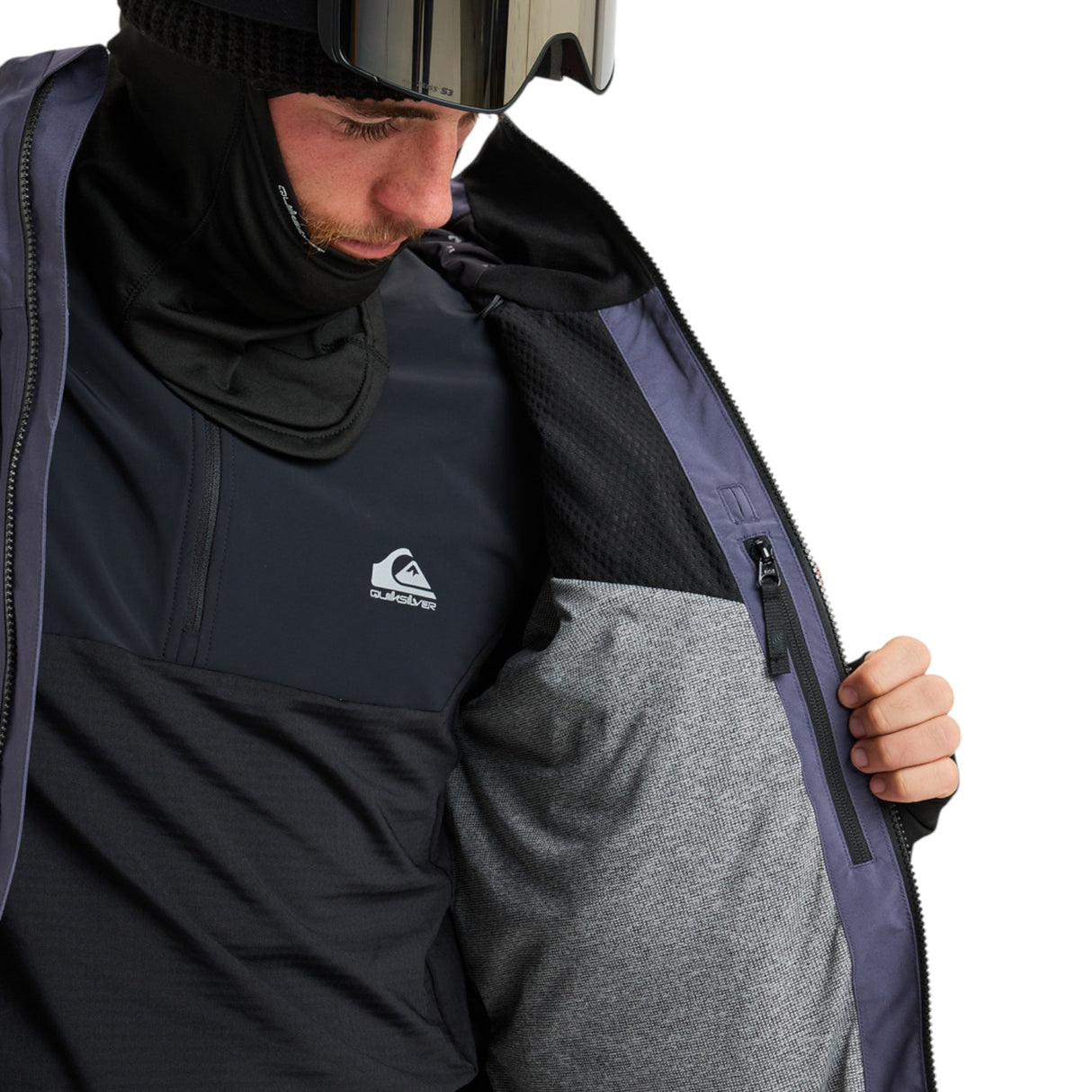 Quiksilver Men's Forever Stretch GORE-TEX Jacket Graystone / Small-Graystone / Medium-Graystone / Large-Graystone / X-Large #- 53 Degrees North 