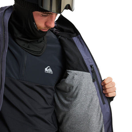 Quiksilver Men's Forever Stretch GORE-TEX Jacket Graystone / Small-Graystone / Medium-Graystone / Large-Graystone / X-Large #- 53 Degrees North 