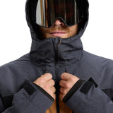 Quiksilver Men's Dawson Jacket True Black / Small-True Black / Medium-True Black / Large-True Black / X-Large-Trekking Green / Small #- 53 Degrees North 