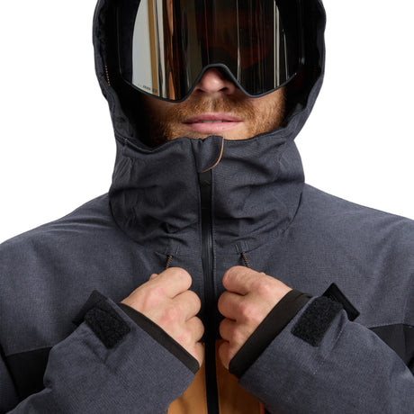 Quiksilver Men's Dawson Jacket True Black / Small-True Black / Medium-True Black / Large-True Black / X-Large-Trekking Green / Small #- 53 Degrees North 