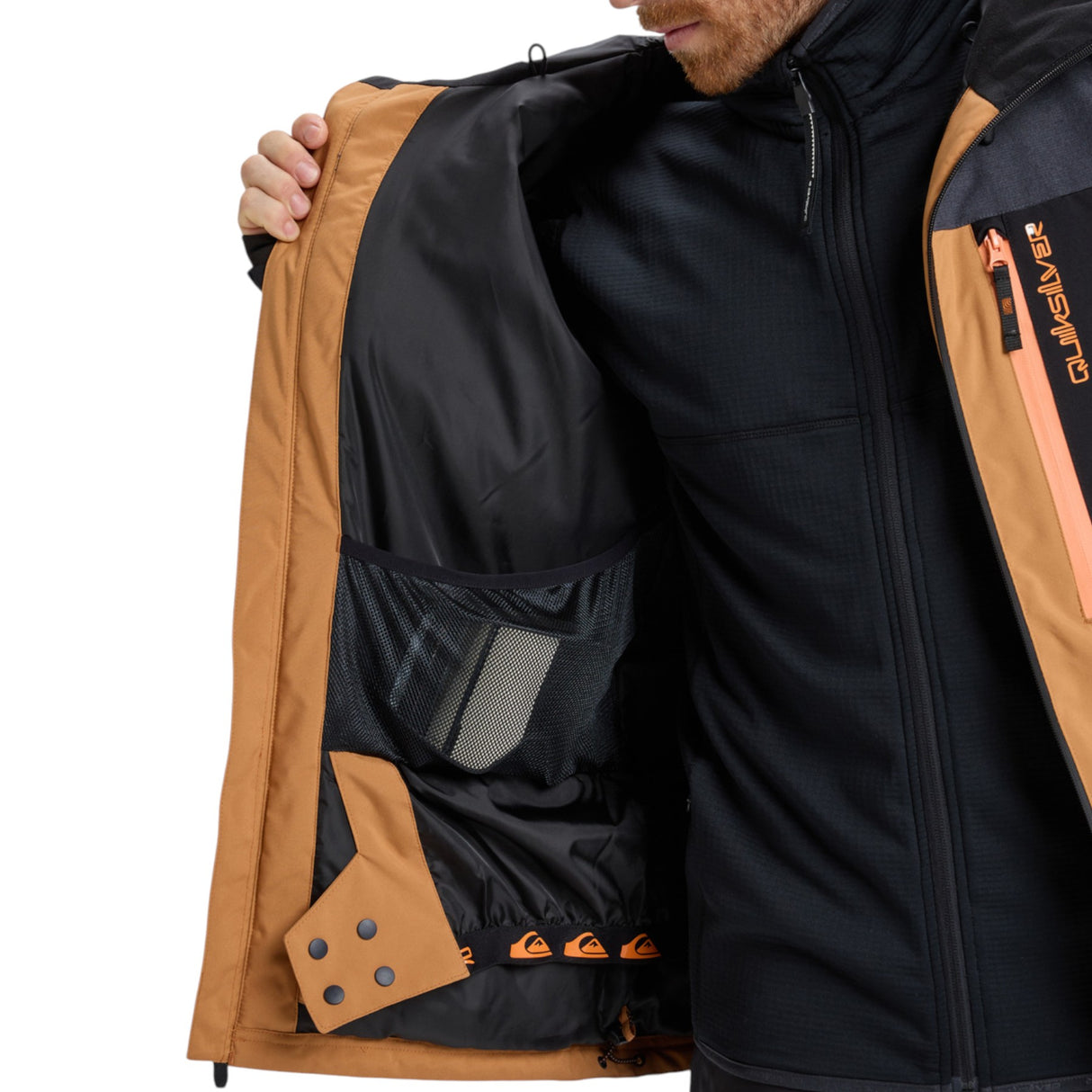 Quiksilver Men's Dawson Jacket True Black / Small-True Black / Medium-True Black / Large-True Black / X-Large-Trekking Green / Small #- 53 Degrees North 