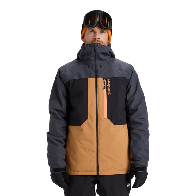 Quiksilver Men's Dawson Jacket True Black / Small-True Black / Medium-True Black / Large-True Black / X-Large-Trekking Green / Small #- 53 Degrees North 