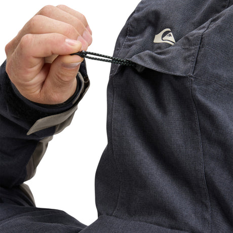 Quiksilver Men's Dawson Jacket True Black / Small-True Black / Medium-True Black / Large-True Black / X-Large-Trekking Green / Small #- 53 Degrees North 