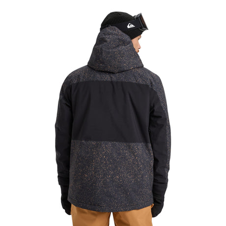 Quiksilver Men's Sycamore Printed Jacket Mountain Static True Black / Small-Mountain Static True Black / Medium-Mountain Static True Black / Large-Mountain Static True Black / X-Large #- 53 Degrees North 