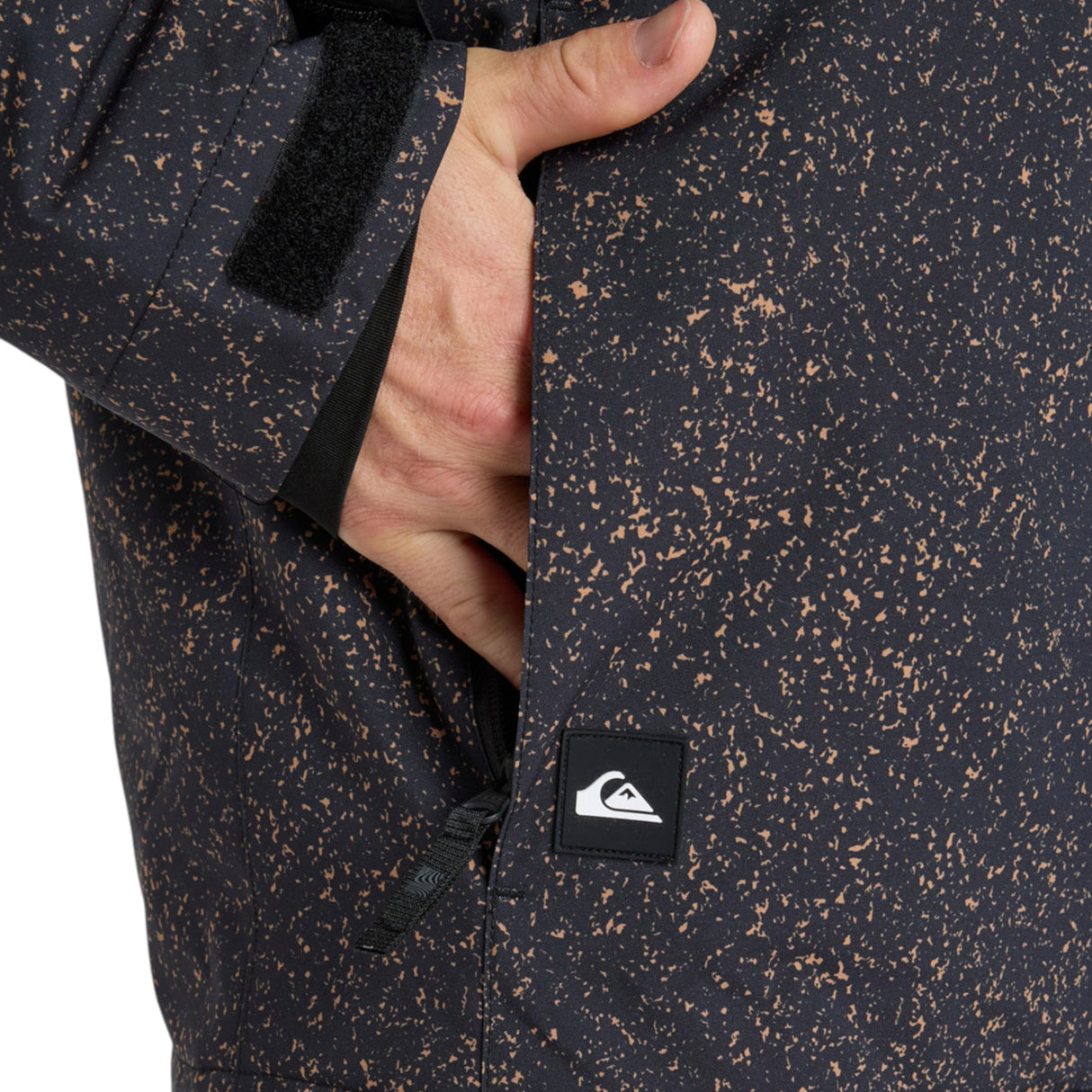 Quiksilver Men's Sycamore Printed Jacket Mountain Static True Black / Small-Mountain Static True Black / Medium-Mountain Static True Black / Large-Mountain Static True Black / X-Large #- 53 Degrees North 