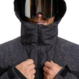 Quiksilver Men's Sycamore Printed Jacket Mountain Static True Black / Small-Mountain Static True Black / Medium-Mountain Static True Black / Large-Mountain Static True Black / X-Large #- 53 Degrees North 