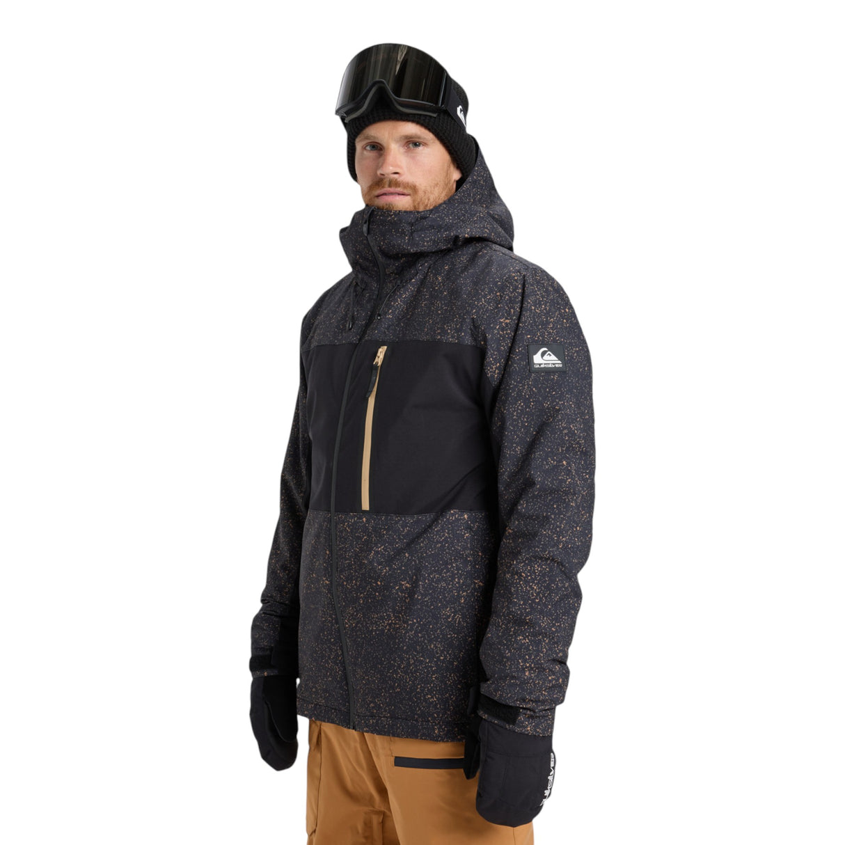 Quiksilver Men's Sycamore Printed Jacket Mountain Static True Black / Small-Mountain Static True Black / Medium-Mountain Static True Black / Large-Mountain Static True Black / X-Large #- 53 Degrees North 