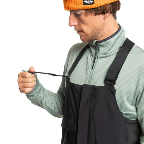 Quiksilver Men's Utility Bib True Black / Small-True Black / Medium-True Black / Large-True Black / X-Large #- 53 Degrees North 