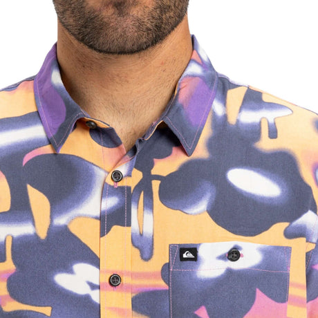 Quiksilver Men's Safe Paradise Shirt Vintage Violet Biophilia / Small-Vintage Violet Biophilia / Medium-Vintage Violet Biophilia / Large-Vintage Violet Biophilia / X-Large #- 53 Degrees North 