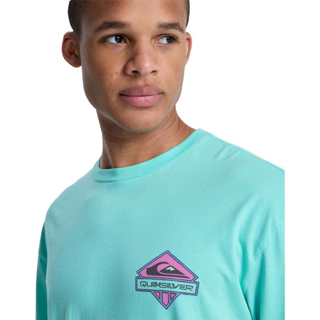 Quiksilver Men's GH QS Crystal Jet T-Shirt Real Teal / Small-Real Teal / Medium-Real Teal / Large-Real Teal / X-Large-Aqua Sky / Small #- 53 Degrees North 