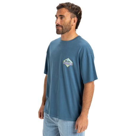Quiksilver Men's GH QS Crystal Jet T-Shirt Real Teal / Small-Real Teal / Medium-Real Teal / Large-Real Teal / X-Large-Aqua Sky / Small #- 53 Degrees North 