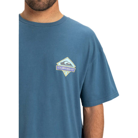 Quiksilver Men's GH QS Crystal Jet T-Shirt Real Teal / Small-Real Teal / Medium-Real Teal / Large-Real Teal / X-Large-Aqua Sky / Small #- 53 Degrees North 