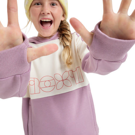 Roxy Girls' Liberty Hoodie Discreet Mauve / Age 7-8-Discreet Mauve / Age 9-10-Discreet Mauve / Age 11-12-Discreet Mauve / Age 13-14-Discreet Mauve / Age 15-16 #- 53 Degrees North 