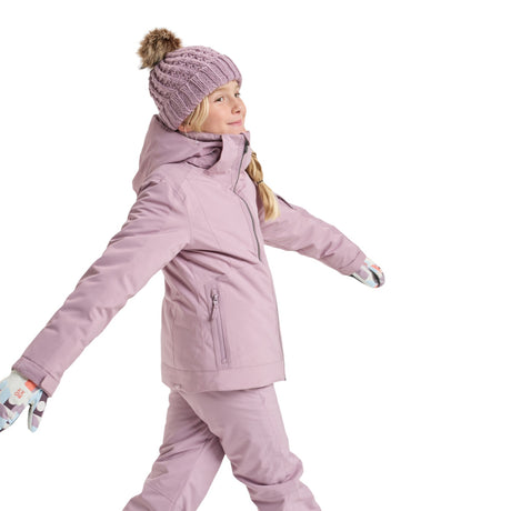 Roxy Girls' Meade Ski Jacket Discreet Mauve / Age 7-8-Discreet Mauve / Age 9-10-Discreet Mauve / Age 11-12-Discreet Mauve / Age 13-14-Discreet Mauve / Age 15-16 #- 53 Degrees North 